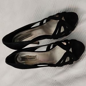 Steve Madden Black Heels sz 7.5
